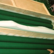 LCD라인 저경도 로라 코팅 (Low hardness roller casting for production line LCD)