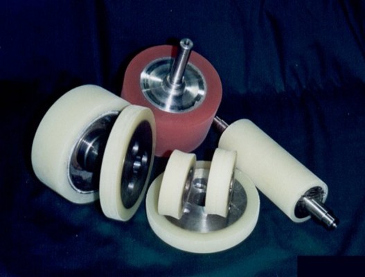 각종 가이드로라 코팅 및 가공 (Guide roller casting & production)