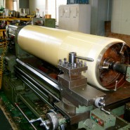 대형 우레탄 몰드 가공중 (Large urethane mold)